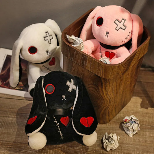 Gothic Bunny Plush – Dark & Daring Cuddle Companion