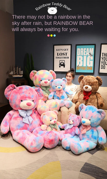 Large Bow Teddy Bear Plushy