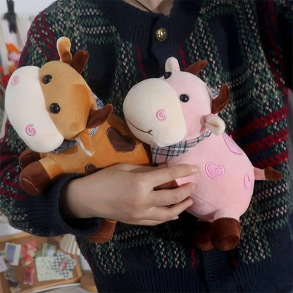 Cute Farm Cow Plush Doll