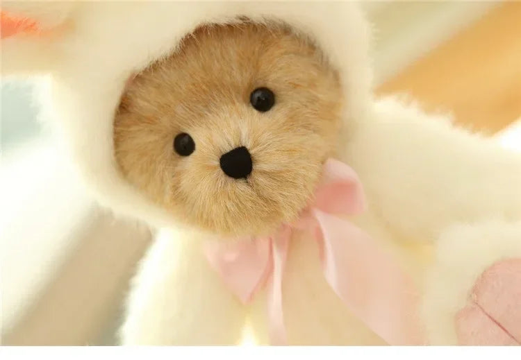2-in-1 Bunny Teddy Plush – Cuddle Toy