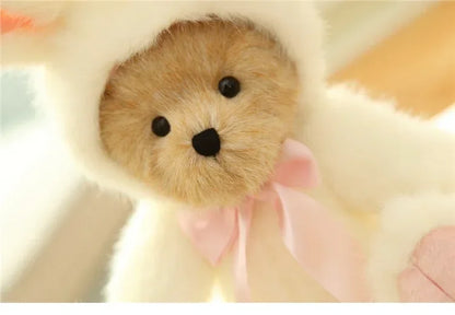 2-in-1 Bunny Teddy Plush – Cuddle Toy