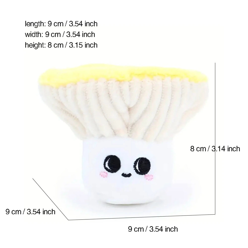 Cartoon Fruit & Veggie Plush Toy
