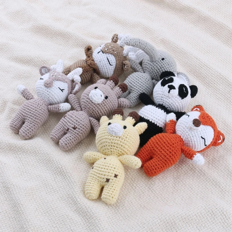 Handmade Crochet Animals- Cotton Knitted Plush Companion