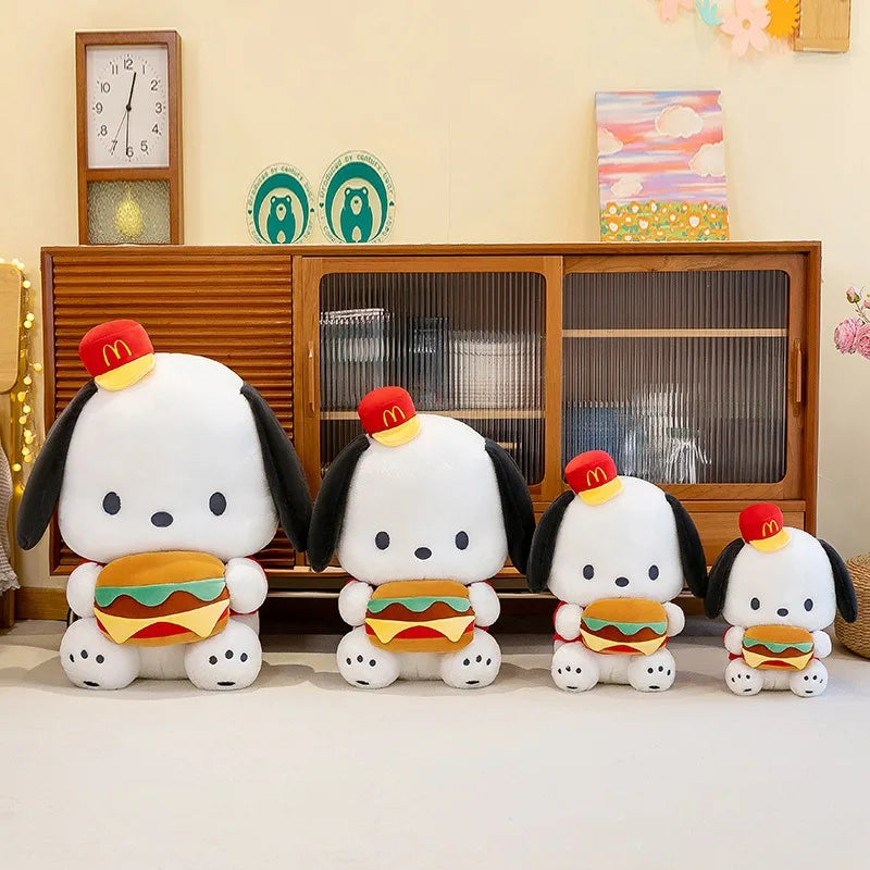 Cute Burger Puppy Plush Toy