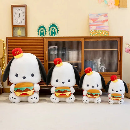 Cute Burger Puppy Plush Toy