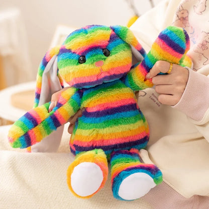 Rainbow Bunny Plush Toy
