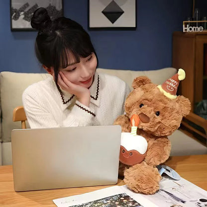 Birthday Hat Teddy Bear