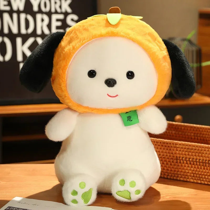 Tiny Persimmon Puppy Plush
