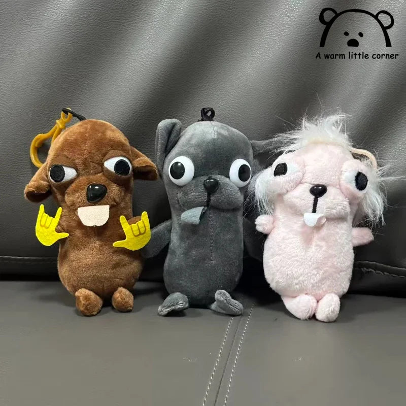 UglyCute Pup Keychain