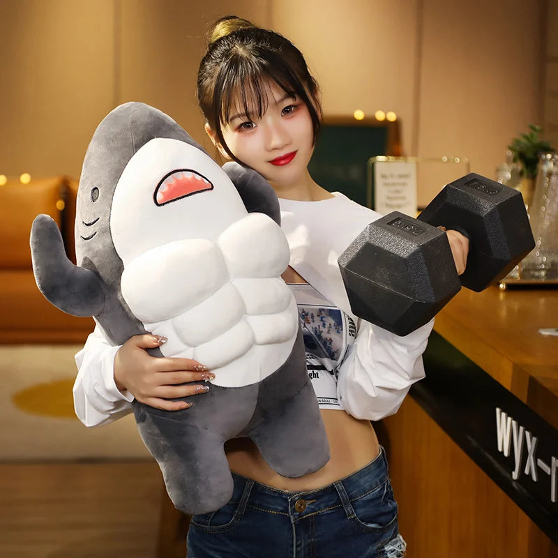 Muscle Shark Plushy