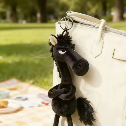 Side eye Pony Keychain
