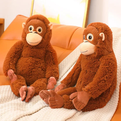 Orangutan Cuddle Plush Punch - Comfort Companion Plush Gorilla Soft Stuffed Plushy