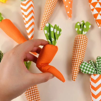 Bunny Garden Easter Carrot Plush Set