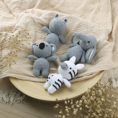 Handmade Crochet Animals- Cotton Knitted Plush Companion
