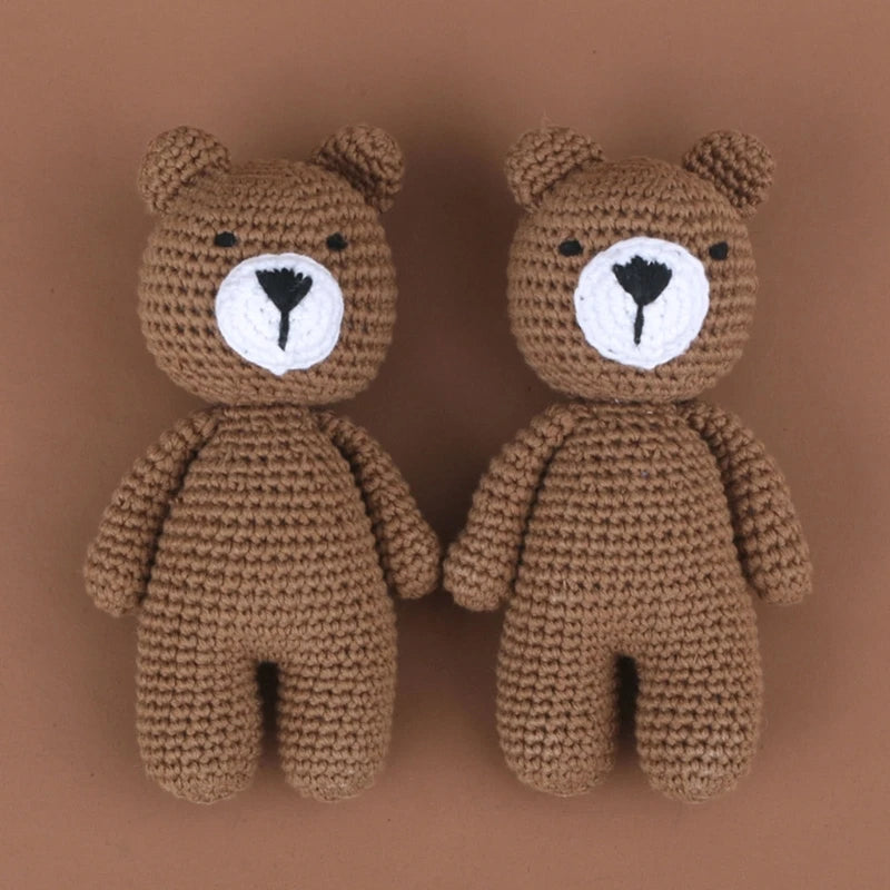 Handmade Crochet Animals- Cotton Knitted Plush Companion