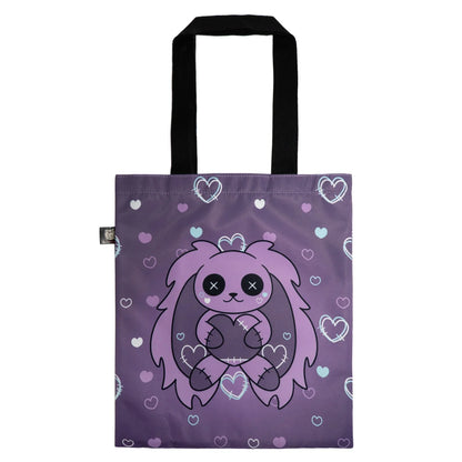 Purple Long Ear Bunny Plush