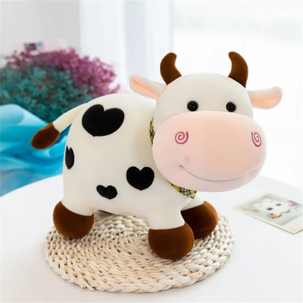 Cute Farm Cow Plush Doll