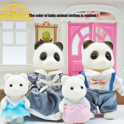 Mini Forest Animal Dollhouse Set