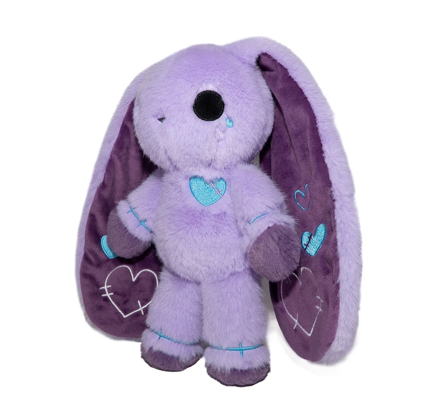 Purple Long Ear Bunny Plush
