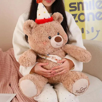 Happy Birthday Plush Bear & Bunny