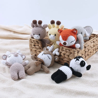 Handmade Crochet Animals- Cotton Knitted Plush Companion