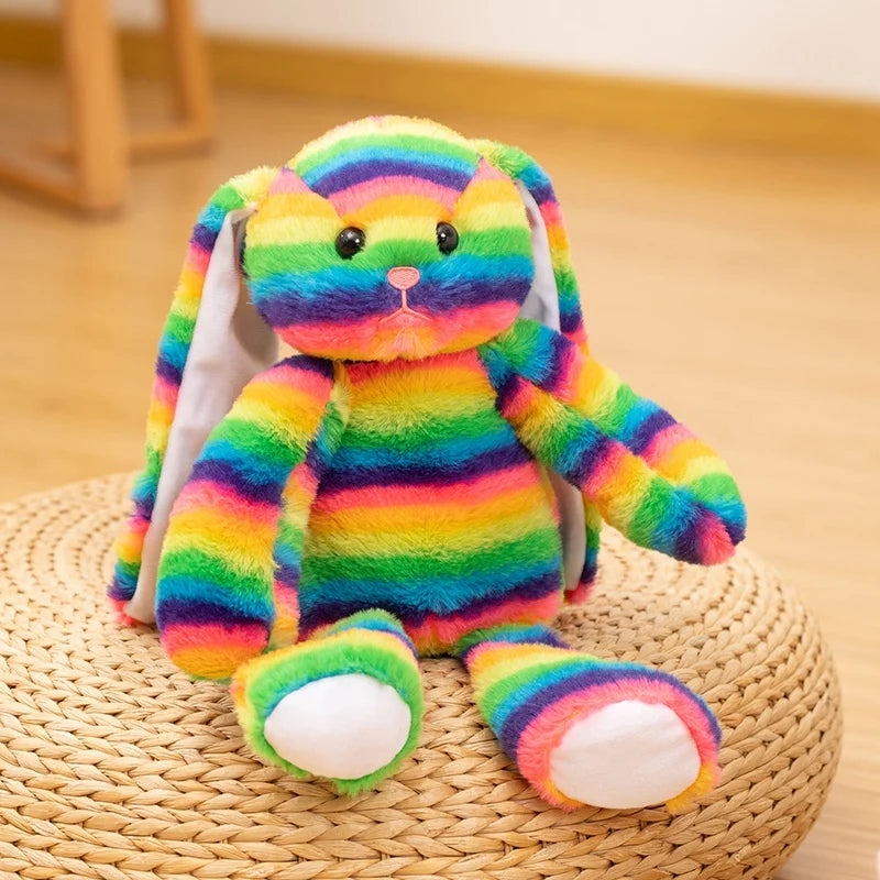 Rainbow Bunny Plush Toy