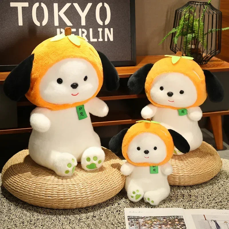 Tiny Persimmon Puppy Plush