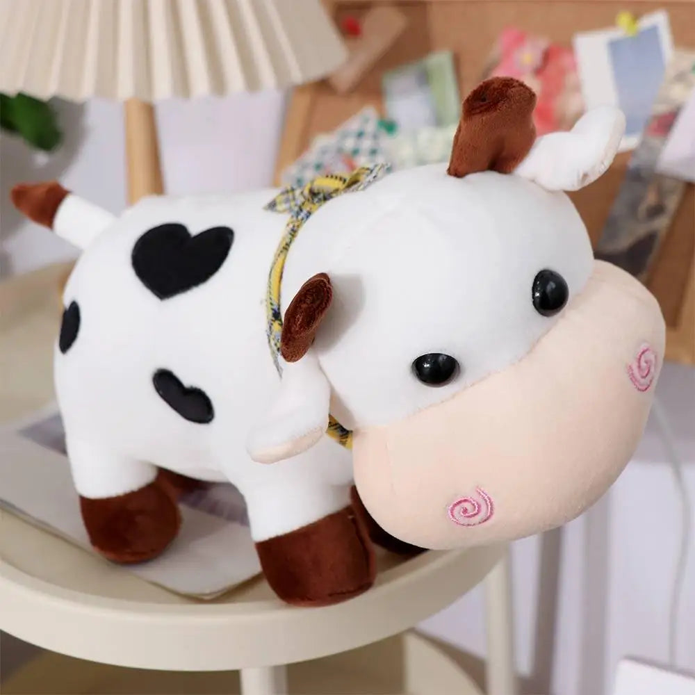 Cute Farm Cow Plush Doll