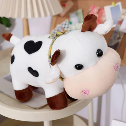 Cute Farm Cow Plush Doll