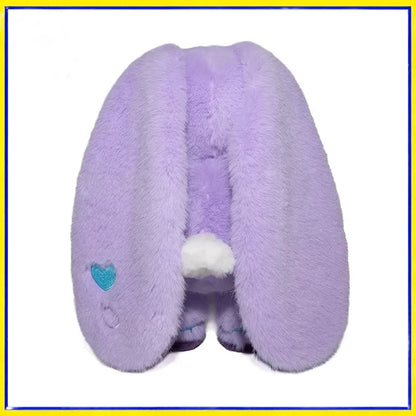 Purple Long Ear Bunny Plush