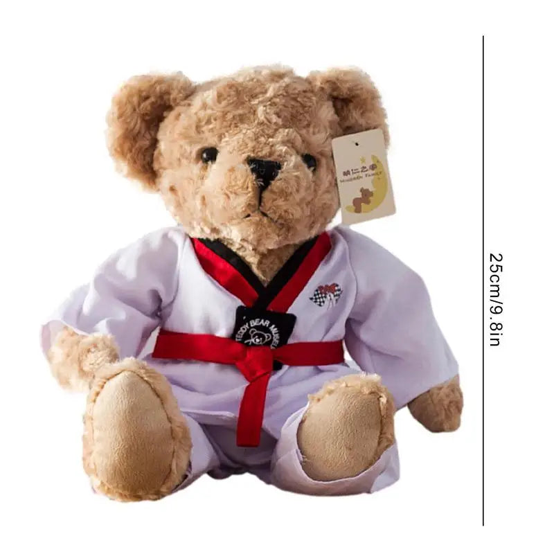 Taekwondo Teddy Bear Plush- Martial Arts Edition