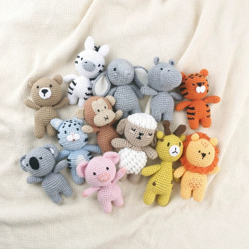 Handmade Crochet Animals- Cotton Knitted Plush Companion