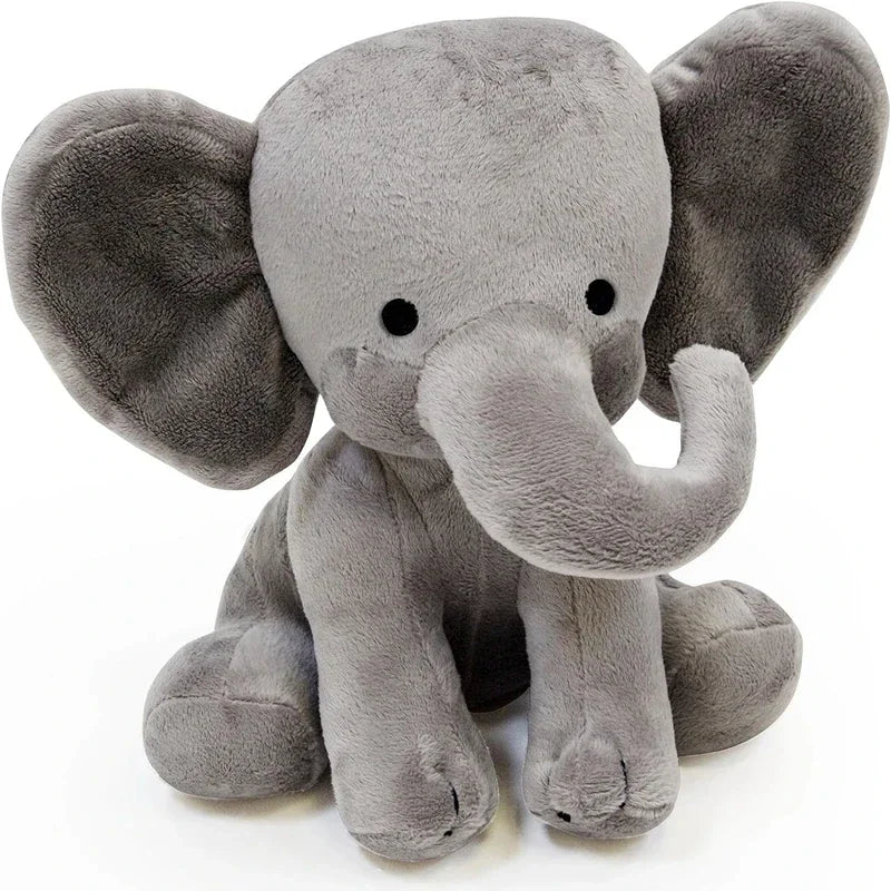 Gray & Pink Elephant Plush- Ultra-soft Comfort Pillow