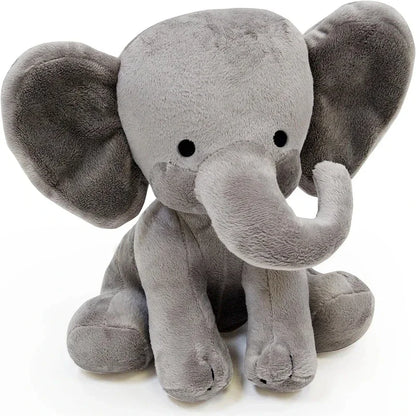 Gray & Pink Elephant Plush- Ultra-soft Comfort Pillow