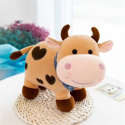 Cute Farm Cow Plush Doll