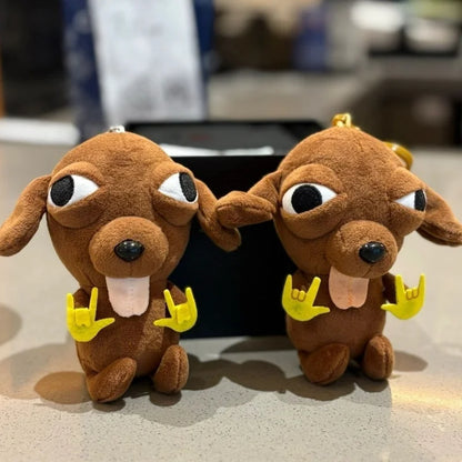 UglyCute Pup Keychain