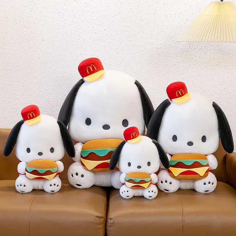 Cute Burger Puppy Plush Toy