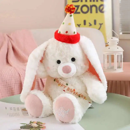 Happy Birthday Plush Bear & Bunny