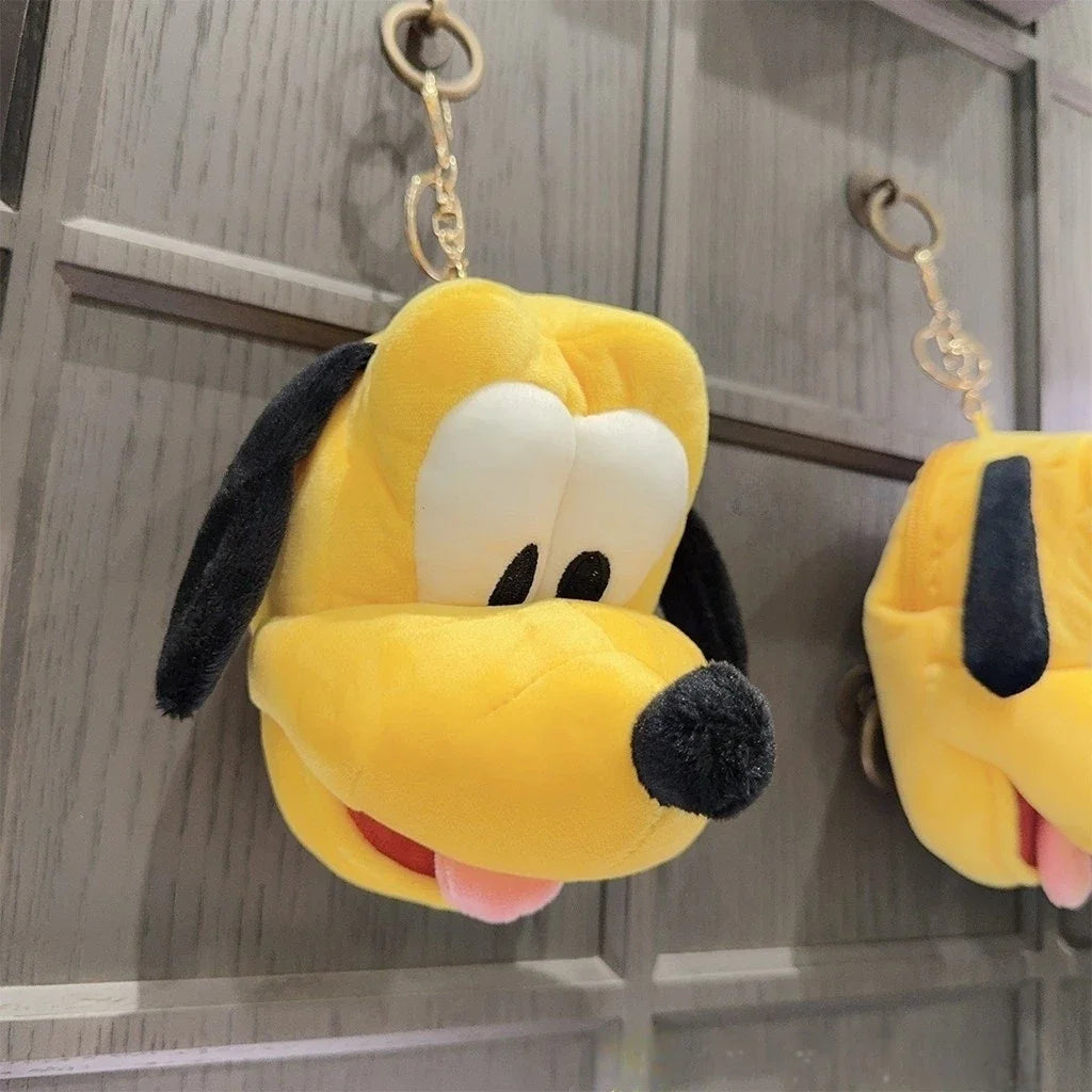 Mickey, Minnie & Pluto Plushy Keychains