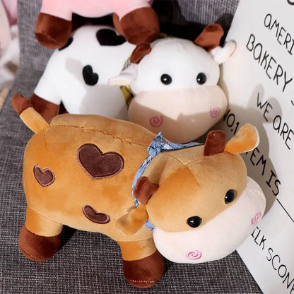 Cute Farm Cow Plush Doll