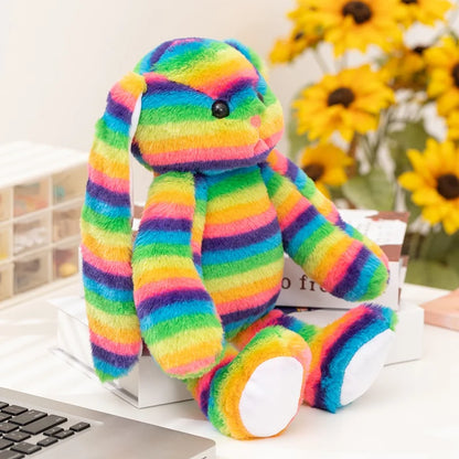 Rainbow Bunny Plush Toy