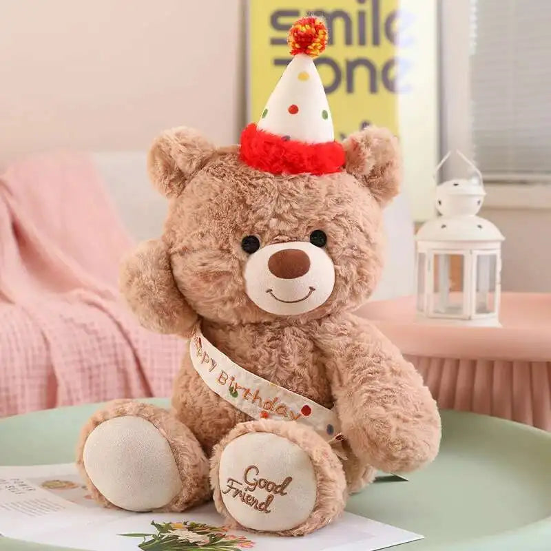 Happy Birthday Plush Bear & Bunny