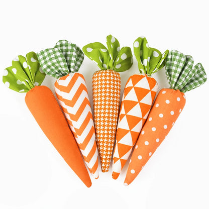 Bunny Garden Easter Carrot Plush Set