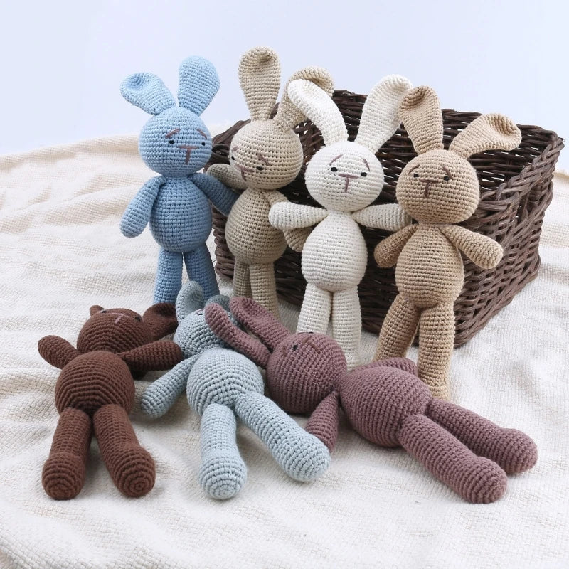Handmade Crochet Animals- Cotton Knitted Plush Companion