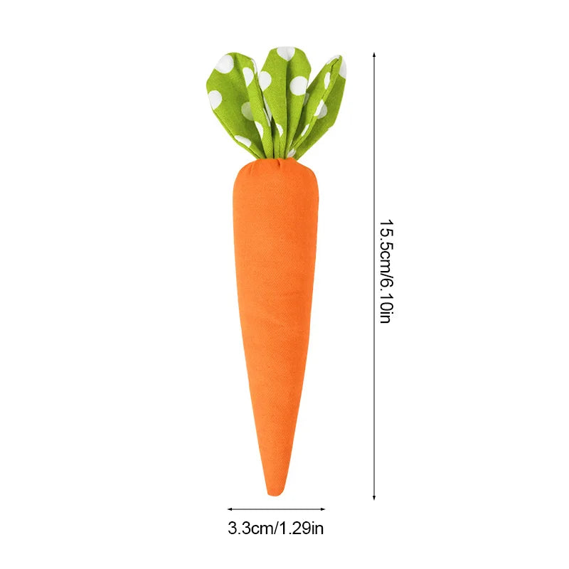 Bunny Garden Easter Carrot Plush Set