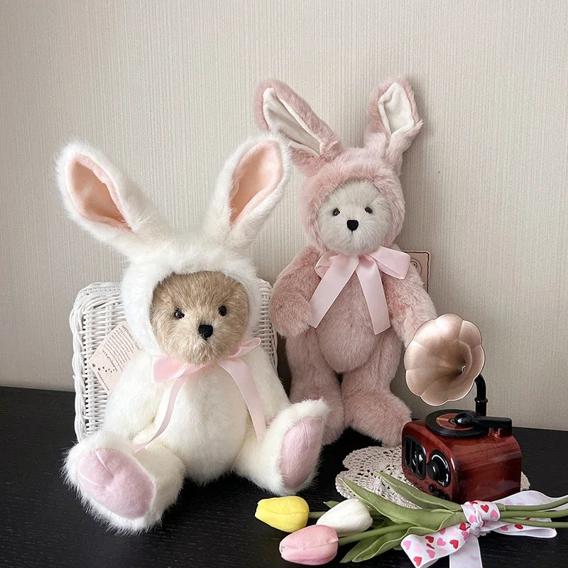 2-in-1 Bunny Teddy Plush – Cuddle Toy