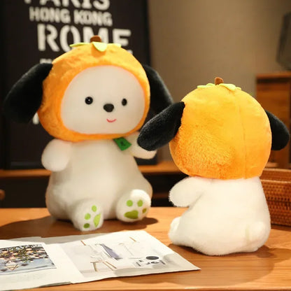 Tiny Persimmon Puppy Plush