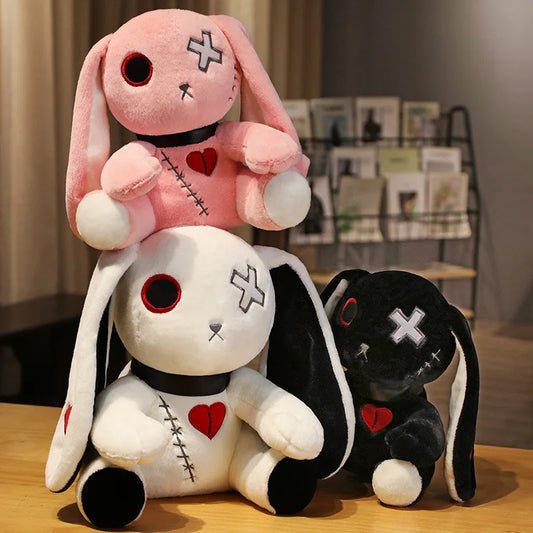 Gothic Bunny Plush – Dark & Daring Cuddle Companion