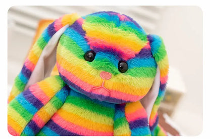 Rainbow Bunny Plush Toy