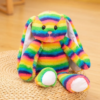 Rainbow Bunny Plush Toy